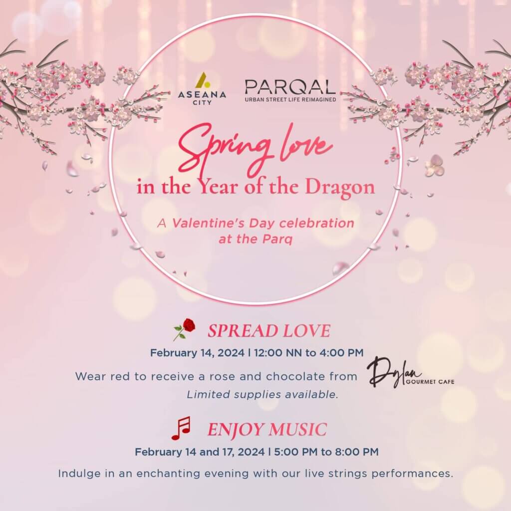 PARQAL | Spring Love (A Valentine's Day celebration at the Parq)