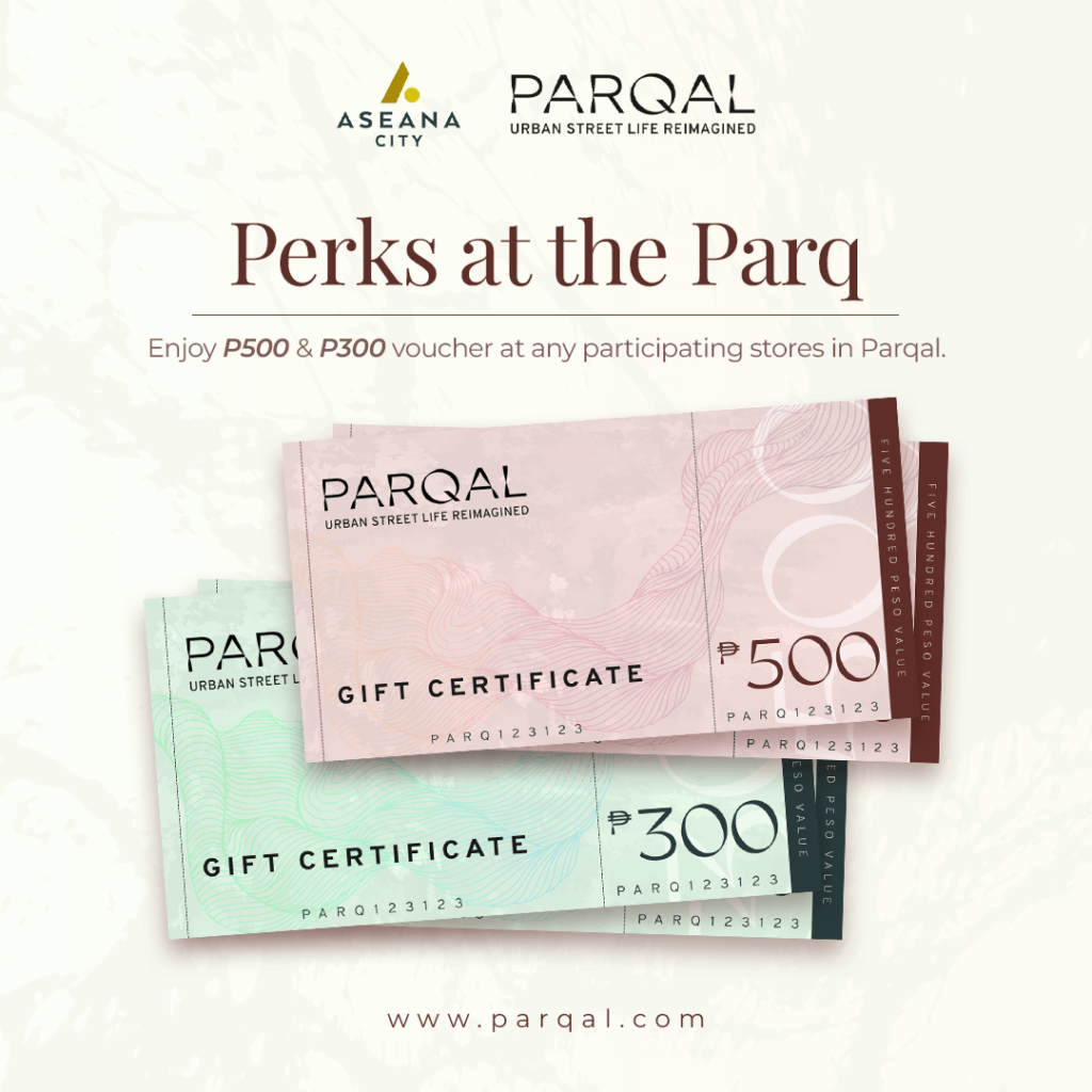 PARQAL | Perks at the Parq