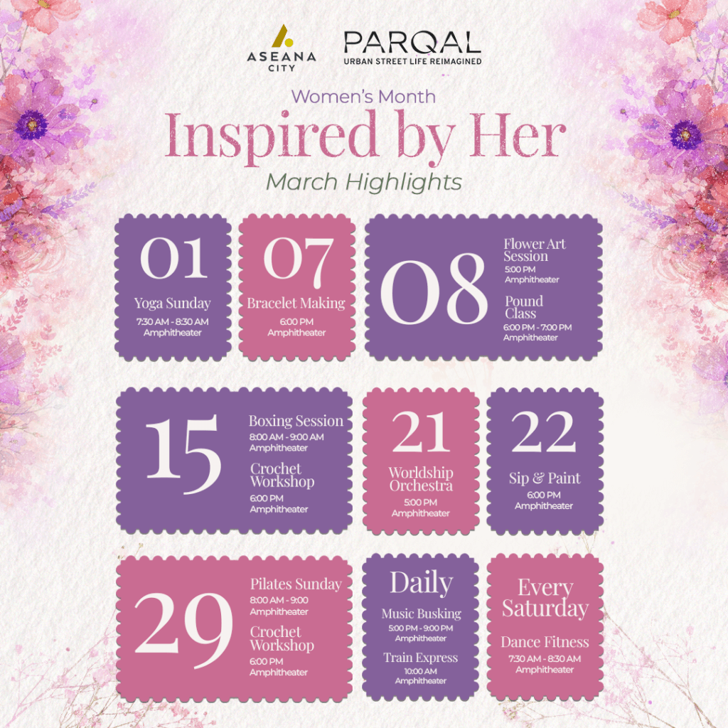 PARQAL | Parqal Calendar of Events : Inspired by Her