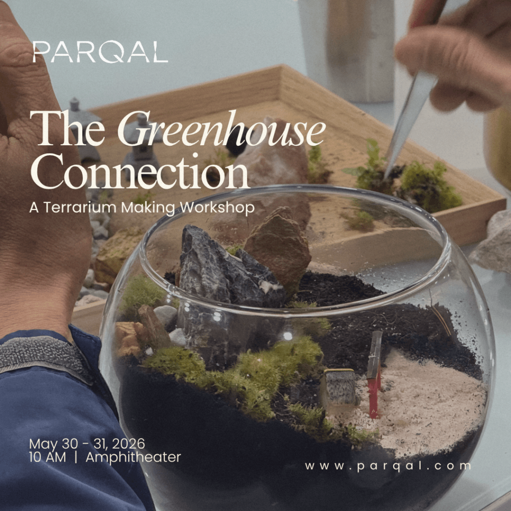 PARQAL | THE GREENHOUSE CONNECTION: A TERRARIUM MAKING WORKSHOP